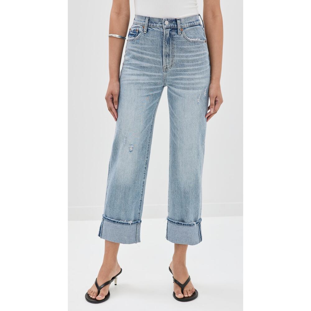 Pistola 'Denim' Blue Cassie Crop Denim Jeans Size 26